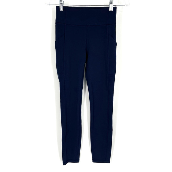 Lululemon Invigorate High Rise Tight 25" True Navy Size 4 Everlux - Picture 1 of 8